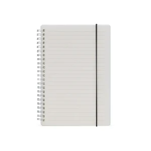 CADERNO COM CAPA PLÁSTICA