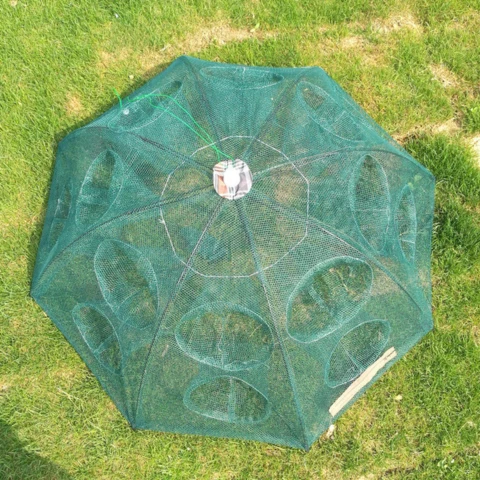 ⚡ Rede armadilha de pesca dobrável 96 cm | Múltiplas entradas | Água doce - Image 9