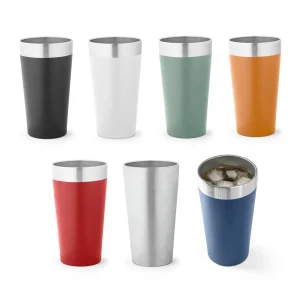 HALPERT. Copo térmico de viagem em aço inox 540 mL