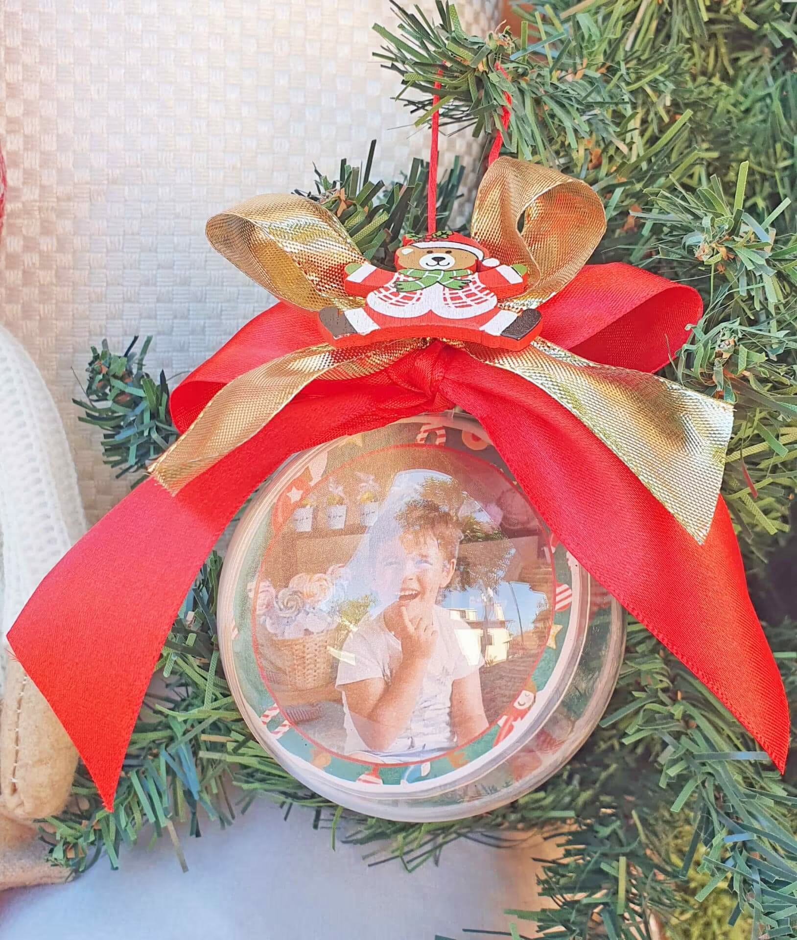 Bola Natal Personalizada Fotos