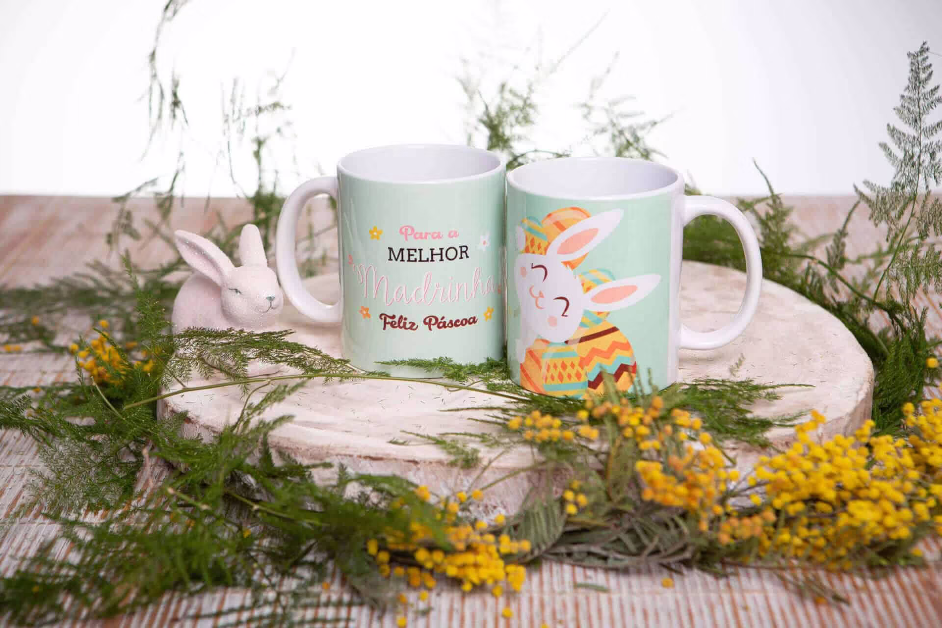 Caneca Padrinhos Ramos Páscoa