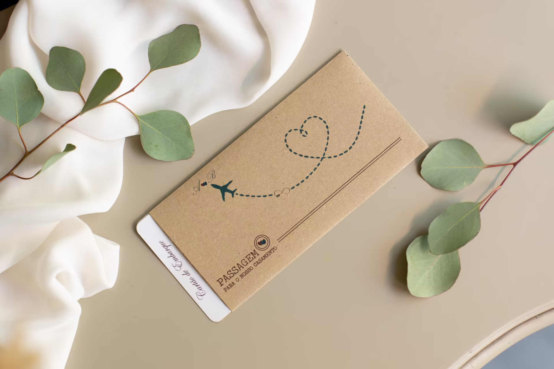 Convite Casamento Amantes Viagens
