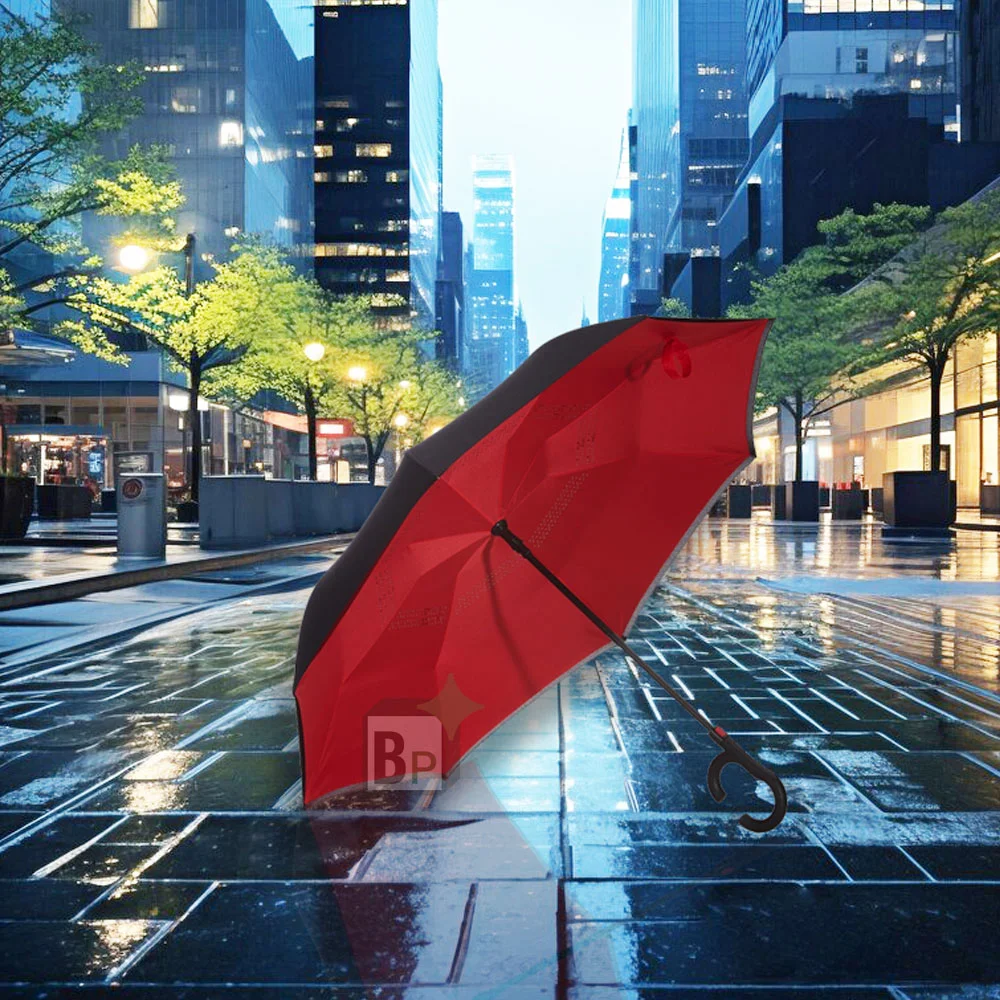 Guarda-Chuva Invertido Com Cabo U Brinde Corporativo - Image 3