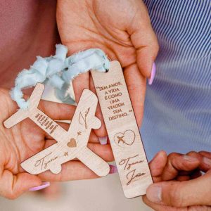 Brinde Casamento Marcador Livro