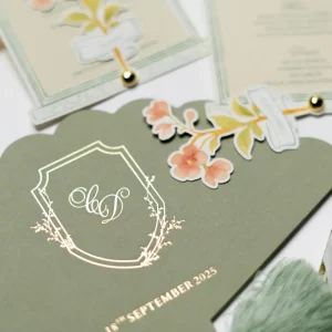 Lembrança Casamento Leque Timeline