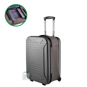 Mala de Viagem Pequena 43L Cinza Personalizado