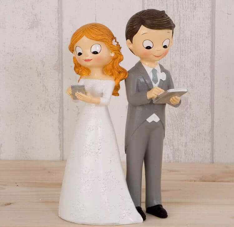 Topo Bolo Casamento Telemóveis - Image 3