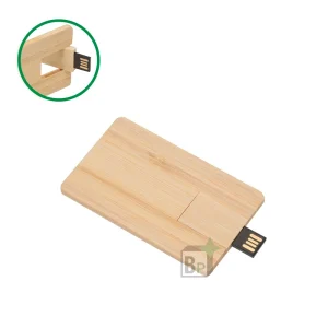Pen Drive Pen Card de Madeira Dobrável 8GB
