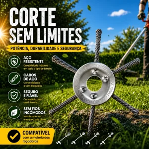 💥Cabeça De Roçadora 6 Fios De Aço – Universal