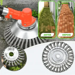 ⚡Acessórios de instalação gratuita | Lâmina de corta-relva em aço super resistente com rotação de 360°