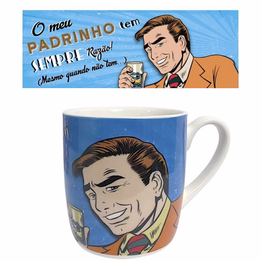 Caneca Padrinho Presente Páscoa
